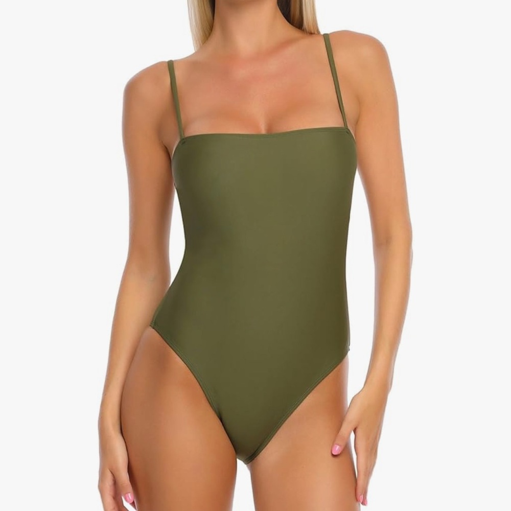 ✨NWT - RELLECIGA - Women's Bandeau One Piece Swimsuits